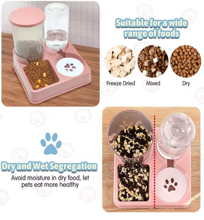 Portable Automatic Pet Feeder 2 In 1