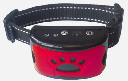 Pet Dog Anti Barking Device USB Rechargeable Dogs Training Collar Ultrasonic Stop Barking Vibration Anti Bark Collar