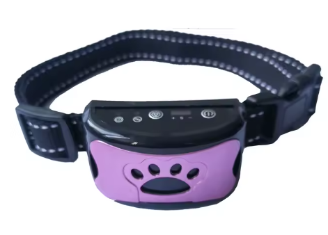 Pet Dog Anti Barking Device USB Rechargeable Dogs Training Collar Ultrasonic Stop Barking Vibration Anti Bark Collar